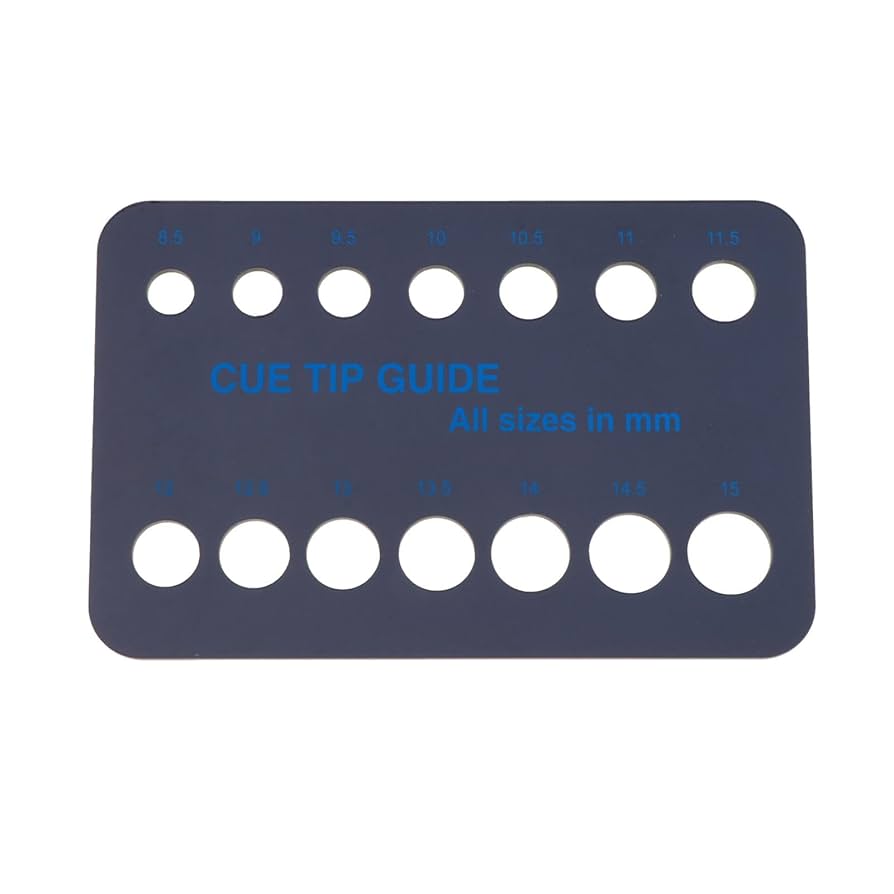 HOWTIP   Ⓜ️ 50 PCS Pool Cue Tips, 5 Sizes 9/10/11/12/13mm Screw on Tips